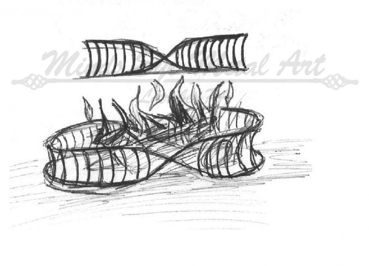 Fire Pit Ring Sketch