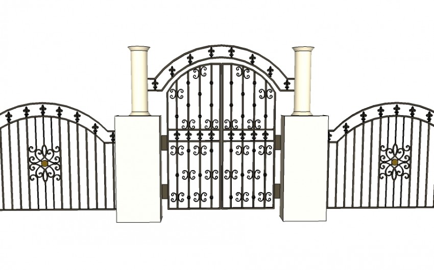 3D Fence and Gate